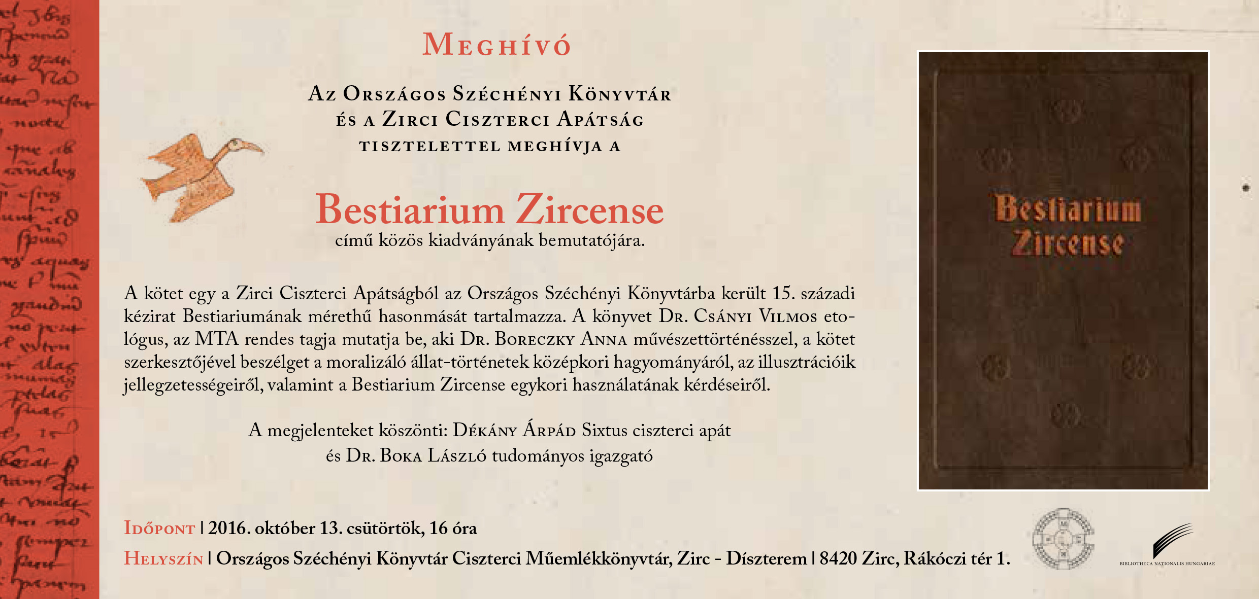 bestiarium meghivo 2016 09 20