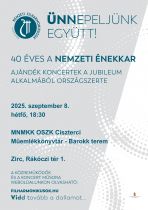 Nemzeti Énekkar a Ciszterci Műemlékkönyvtárban